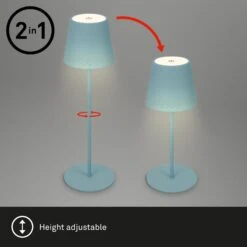 LED-Tischleuchte Kiki Mit Akku 3.000K, Taubenblau 19 LED-Tischleuchte Kiki Mit Akku 3.000K, Taubenblau -Beleuchtung Rabatte 10015130 8