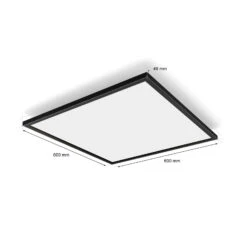 Philips Hue White Ambiance Aurelle 60x60cm Schwarz -Beleuchtung Rabatte 10015477 4