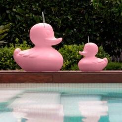 LED-Designleuchte DUCK-DUCK XL Für Außen In Pink -Beleuchtung Rabatte 10016419 1