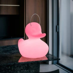 LED-Designleuchte DUCK-DUCK XL Für Außen In Pink -Beleuchtung Rabatte 10016419 2