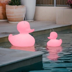 LED-Designleuchte DUCK-DUCK XL Für Außen In Pink -Beleuchtung Rabatte 10016419 3