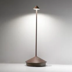 Zafferano Pina Akku-Tischlampe IP54 Corten -Beleuchtung Rabatte 10016481 2