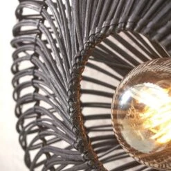 GOOD & MOJO Zanzibar Wandleuchte, Ø 40 Cm, Schwarz -Beleuchtung Rabatte 10016787 3