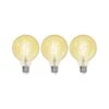 Prios LED-Globe E27 G95 4,9W WLAN Klar Amber, 3er -Beleuchtung Rabatte 10018117