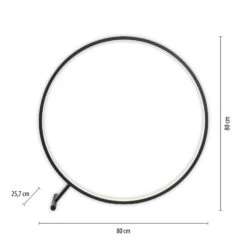 LED-Stehleuchte Hula CCT Mit Fernbedienung Ø 80 Cm -Beleuchtung Rabatte 10018283 3