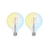 Prios LED-Filamentlampe E27 G125 7W WLAN Klar 2er -Beleuchtung Rabatte 10018364