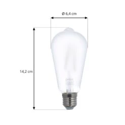 Prios LED-E27-Leuchtmittel ST64 7W WLAN Matt 3er -Beleuchtung Rabatte 10018409 3