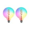 Prios LED-Filament E27 G125 4W RGBW WLAN Klar 2er -Beleuchtung Rabatte 10018446