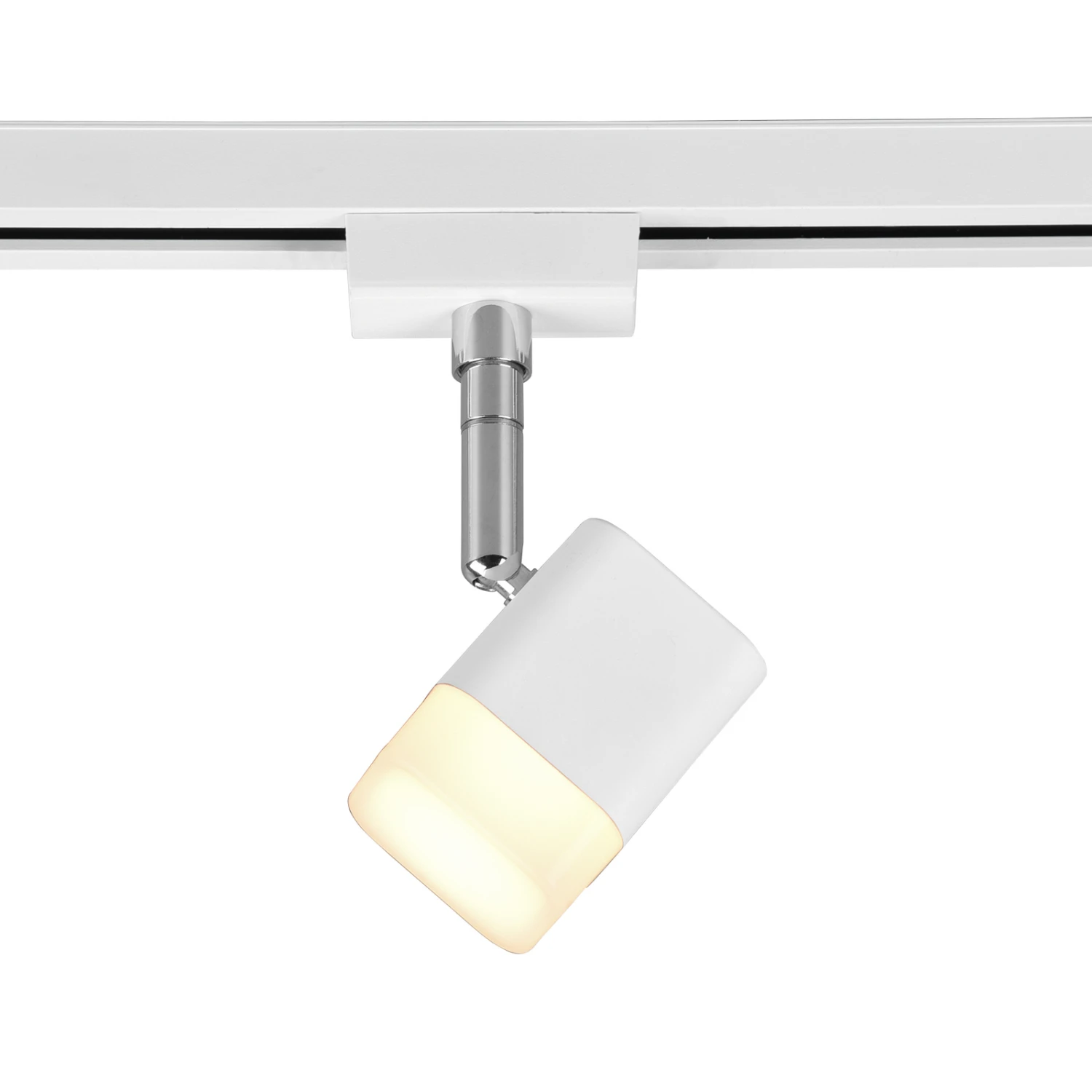 LED-Schienenspot Roubaix DUOline, Weiß Matt 3 LED-Schienenspot Roubaix DUOline, Weiß Matt