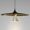 Artemide Ipno LED-Hängeleuchte, Schwarz-gold