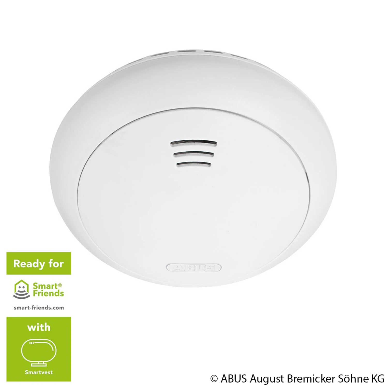 ABUS Smartvest Funk-Rauchmelder Hitzewarnmelder 3 ABUS Smartvest Funk-Rauchmelder Hitzewarnmelder