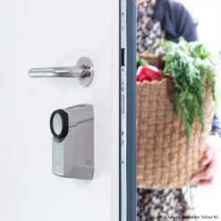 ABUS HomeTec Pro Bluetooth-Türschlossantrieb Grau -Beleuchtung Rabatte 1074049 6