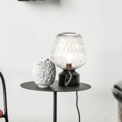 &Tradition Blown SW6 Tischleuchte, Silbrig-klar -Beleuchtung Rabatte 1076109 8