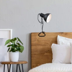 Klemmleuchte 2790 Mit Metallschirm, Schwarz 11 Klemmleuchte 2790 Mit Metallschirm, Schwarz -Beleuchtung Rabatte 1510564 1