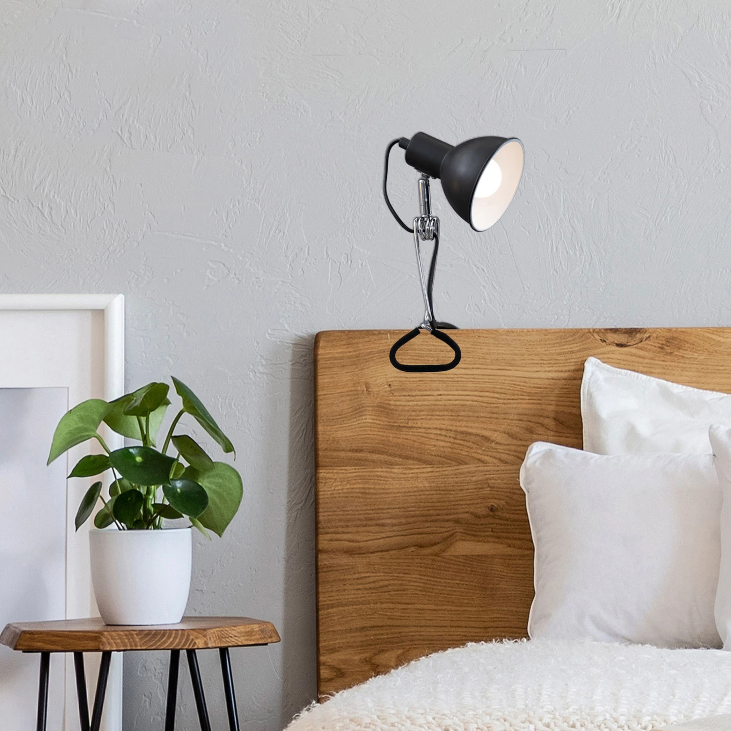 Klemmleuchte 2790 Mit Metallschirm, Schwarz 4 Klemmleuchte 2790 Mit Metallschirm, Schwarz – Bild 2