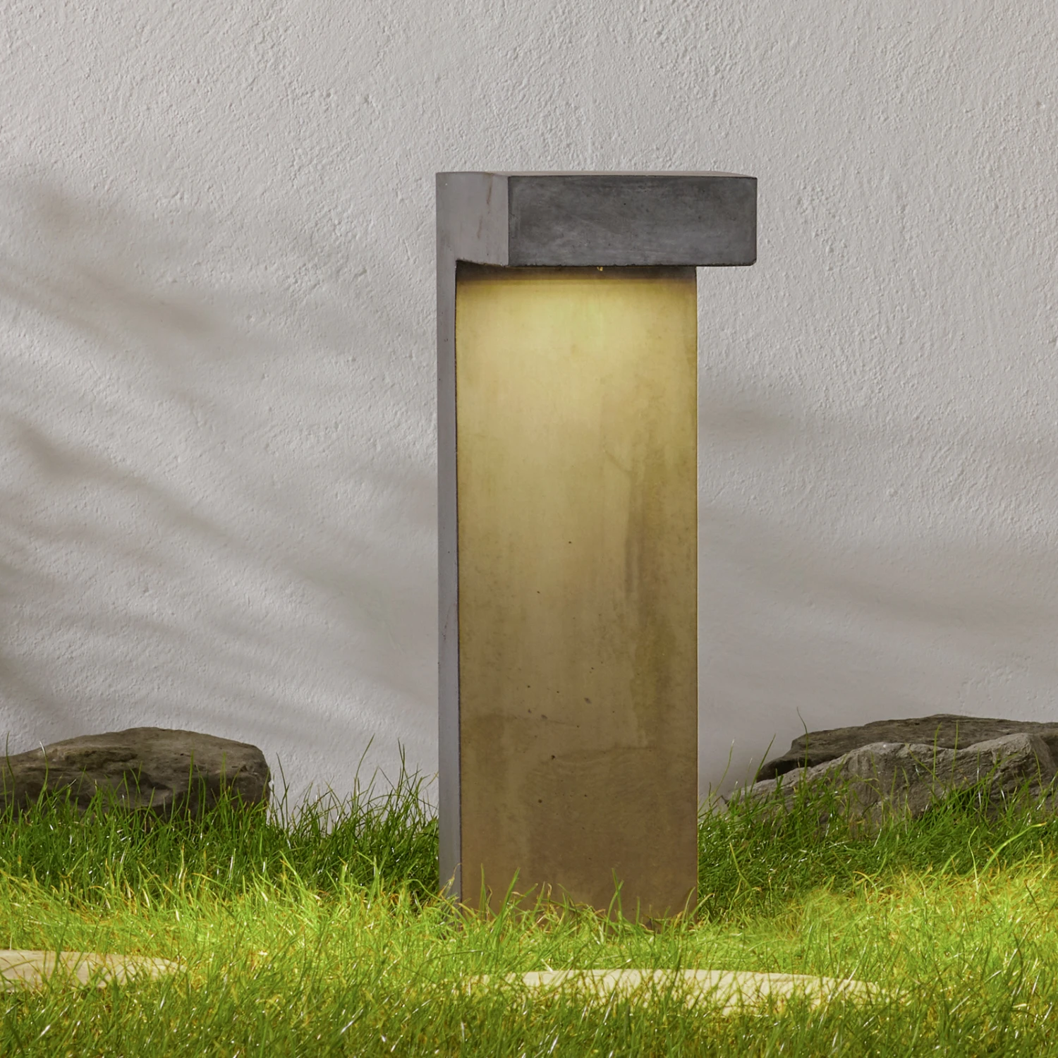 LED-Sockellampe Paletti In Kantiger Form, Schwarz 3 LED-Sockellampe Paletti In Kantiger Form, Schwarz