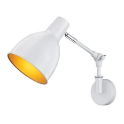 Baulmann 64.244 Wandleuchte, Weiß/gold