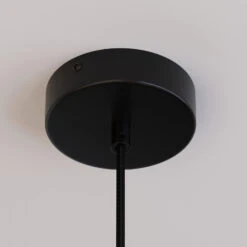 Envostar Yahel Hängelampe, Eiche/schwarz, Ø 65cm -Beleuchtung Rabatte 1573276 8