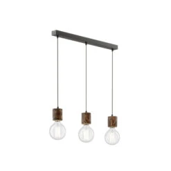 Envostar Terra Hängelampe Kiefer Dunkel 3fl Eckig -Beleuchtung Rabatte 1573310 5