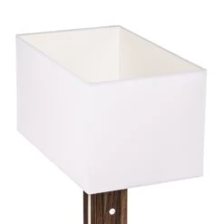 Stehlampe Elegance, Dimmbar, Nussbaumfurnier, Weiß -Beleuchtung Rabatte 1573480 4