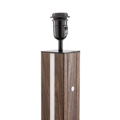 Stehlampe Elegance, Dimmbar, Nussbaumfurnier, Weiß -Beleuchtung Rabatte 1573480 6