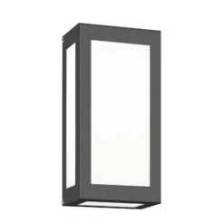 LED-Außenwandleuchte Aqua Rain, Anthrazit