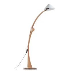 Stehleuchte Pollo E27 In Buche, Dimmbar -Beleuchtung Rabatte 2600531 2