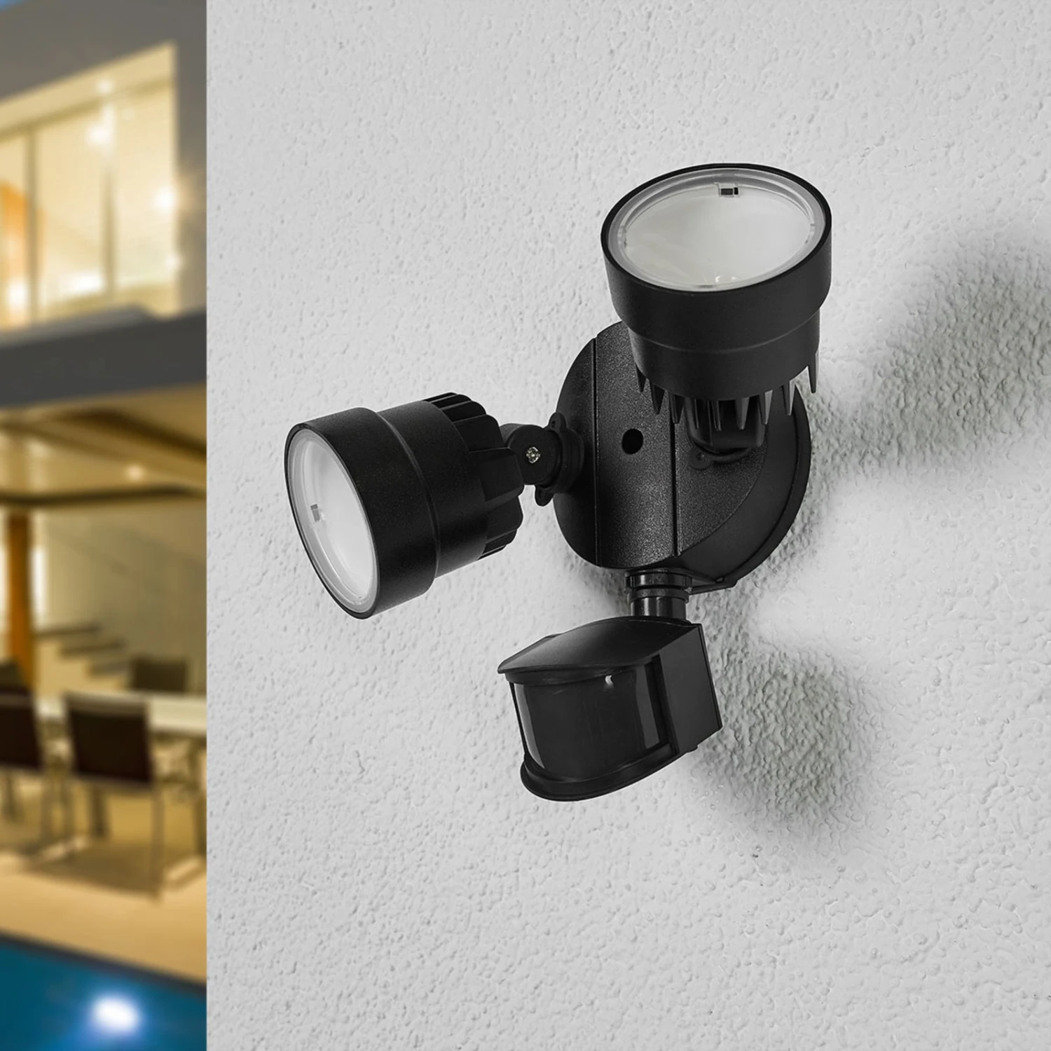 LED-Außenstrahler Shrimp Mit Sensor Aus Kunststoff 4 LED-Außenstrahler Shrimp Mit Sensor Aus Kunststoff – Bild 2