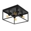 EGLO Deckenlampe Silentina Vierflammig, 36x36cm -Beleuchtung Rabatte 3032339