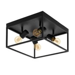 EGLO Deckenlampe Silentina Vierflammig, 36x36cm