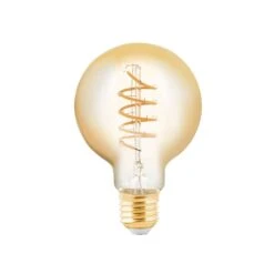 EGLO LED-Globelampe E27 4W Amber Ø 8 Cm