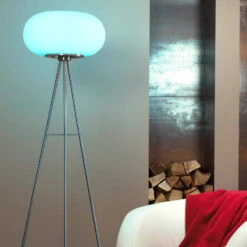 EGLO Connect Optica-C LED-Stehlampe, Dreibein 6 EGLO Connect Optica-C LED-Stehlampe, Dreibein -Beleuchtung Rabatte 3032609 1