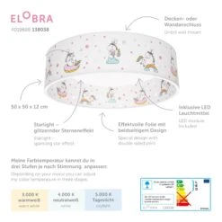 LED-Deckenleuchte Einhorn Babsy Starlight 9 LED-Deckenleuchte Einhorn Babsy Starlight -Beleuchtung Rabatte 3062150 2