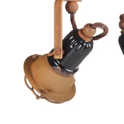 Wandlampe C1677/1 Mit Korb, Dreiflammig, Schwarz -Beleuchtung Rabatte 3517255 4