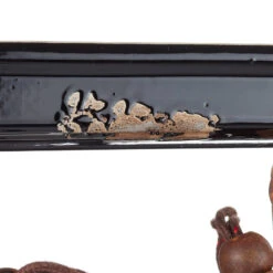 Wandlampe C1677/1 Mit Korb, Dreiflammig, Schwarz -Beleuchtung Rabatte 3517255 6