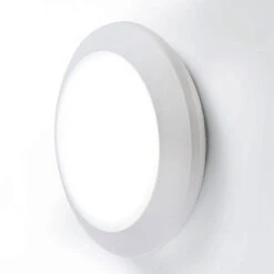 LED-Außenwandleuchte Berta Ø 27,5cm Weiß 11W CCT