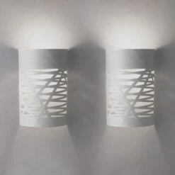 Foscarini Tress Piccola Wandleuchte, Weiß 5 Foscarini Tress Piccola Wandleuchte, Weiß -Beleuchtung Rabatte 3560121 1