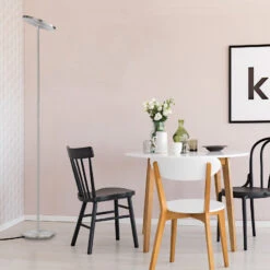 LED-Stehleuchte Fabi Aus Metall, Dimmbar, Nickel -Beleuchtung Rabatte 3570057 5