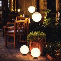 LED-Solarhängelampe Twin Mit Fernbedienung, Weiß -Beleuchtung Rabatte 3570086 2