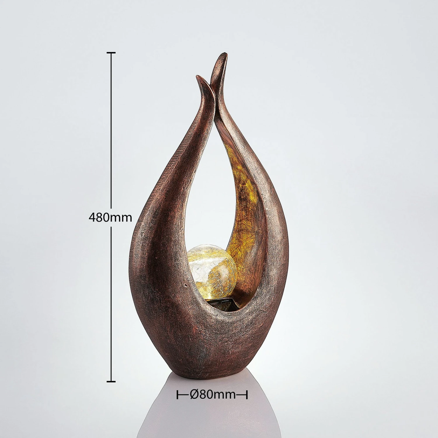 LED-Solar-Dekoleuchte Adem Im Ethnostyle, 50 Cm 7 LED-Solar-Dekoleuchte Adem Im Ethnostyle, 50 Cm – Bild 5