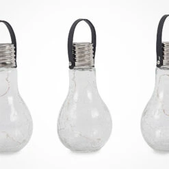 Lindby Shams LED-Solarleuchte, Birnenform, 3er-Set -Beleuchtung Rabatte 4018396 6