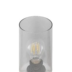 Lindby Emavi Tischleuchte Mit Rauchglas -Beleuchtung Rabatte 4018417 6