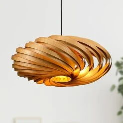 Gofurnit Veneria Hängeleuchte, Kirschbaum, Ø 60 Cm