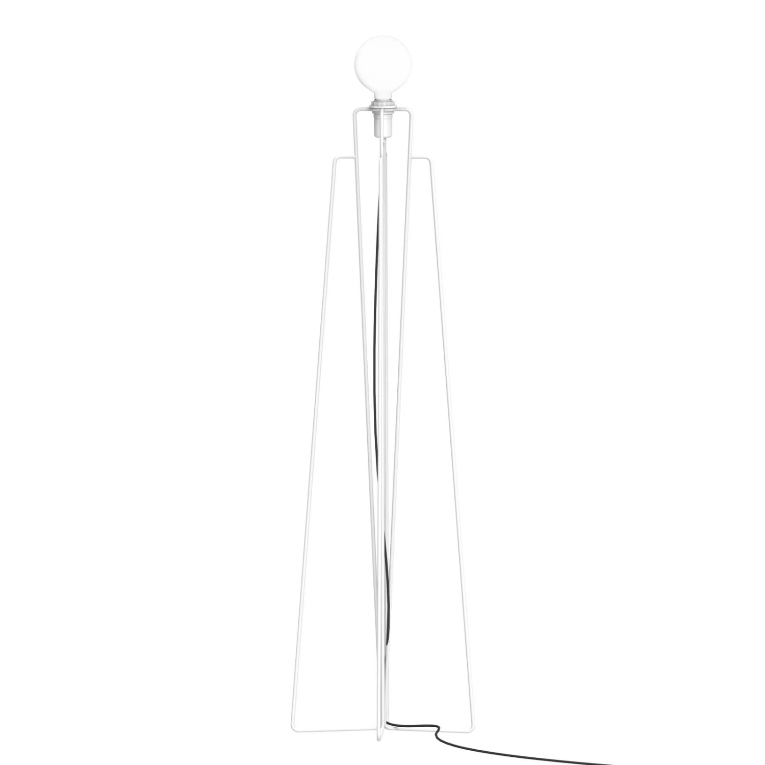 GRUPA Model M1 LED-Stehleuchte Weiß Kabel Schwarz 3 GRUPA Model M1 LED-Stehleuchte Weiß Kabel Schwarz