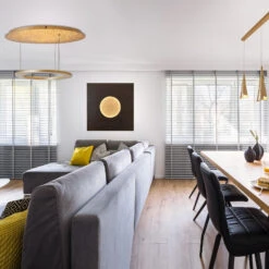 LED-Wandleuchte Luina, 80x80cm, Innen Gold -Beleuchtung Rabatte 4512649 1