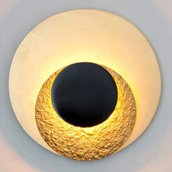 LED-Wandleuchte La Bocca, Gold-schwarz 11 LED-Wandleuchte La Bocca, Gold-schwarz -Beleuchtung Rabatte 4512653 3