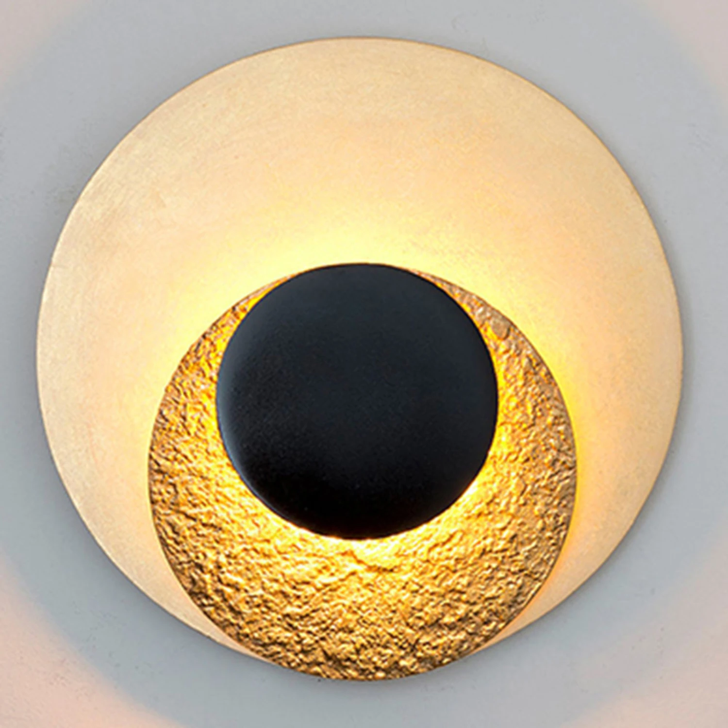 LED-Wandleuchte La Bocca, Gold-schwarz 6 LED-Wandleuchte La Bocca, Gold-schwarz – Bild 4