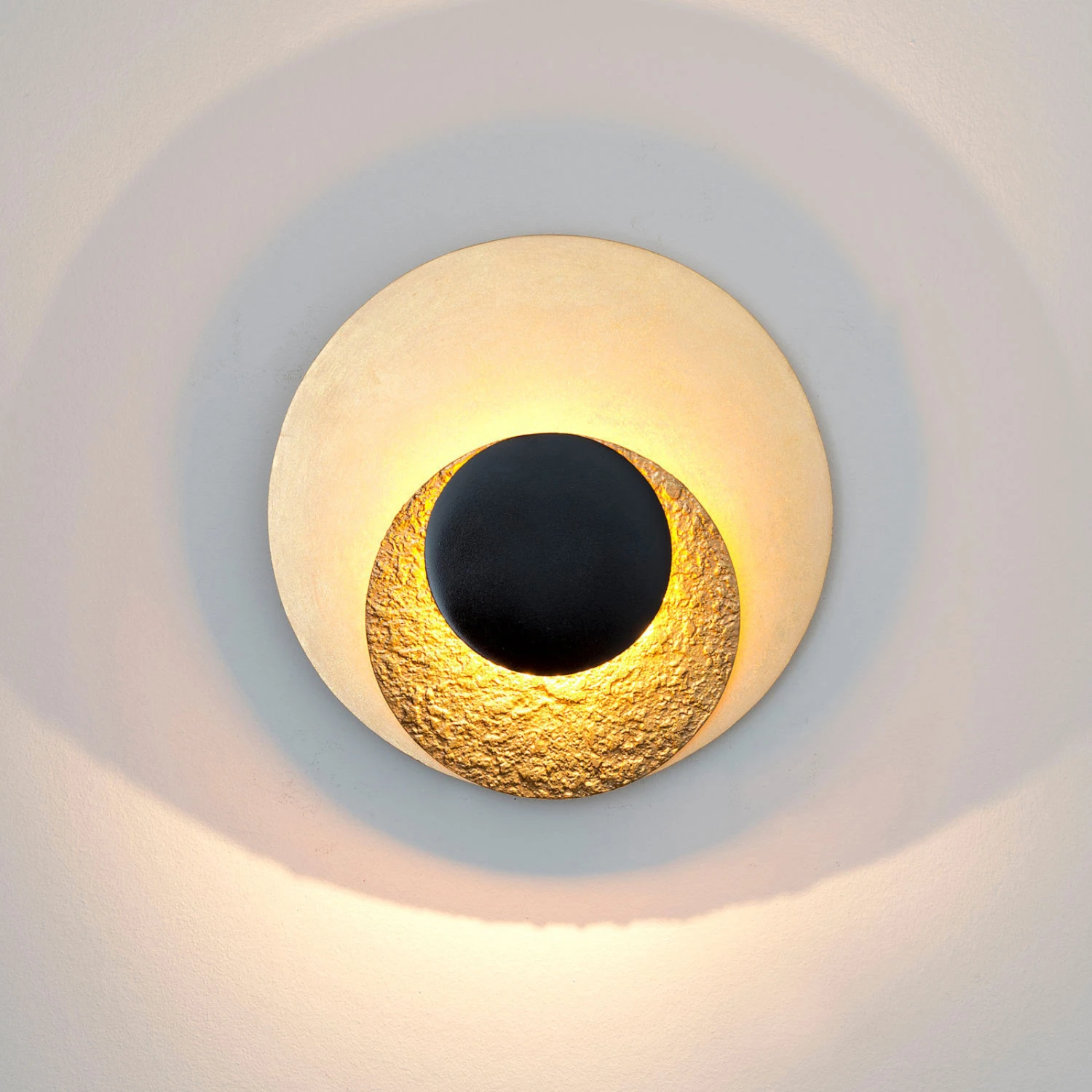 LED-Wandleuchte La Bocca, Gold-schwarz 8 LED-Wandleuchte La Bocca, Gold-schwarz – Bild 6