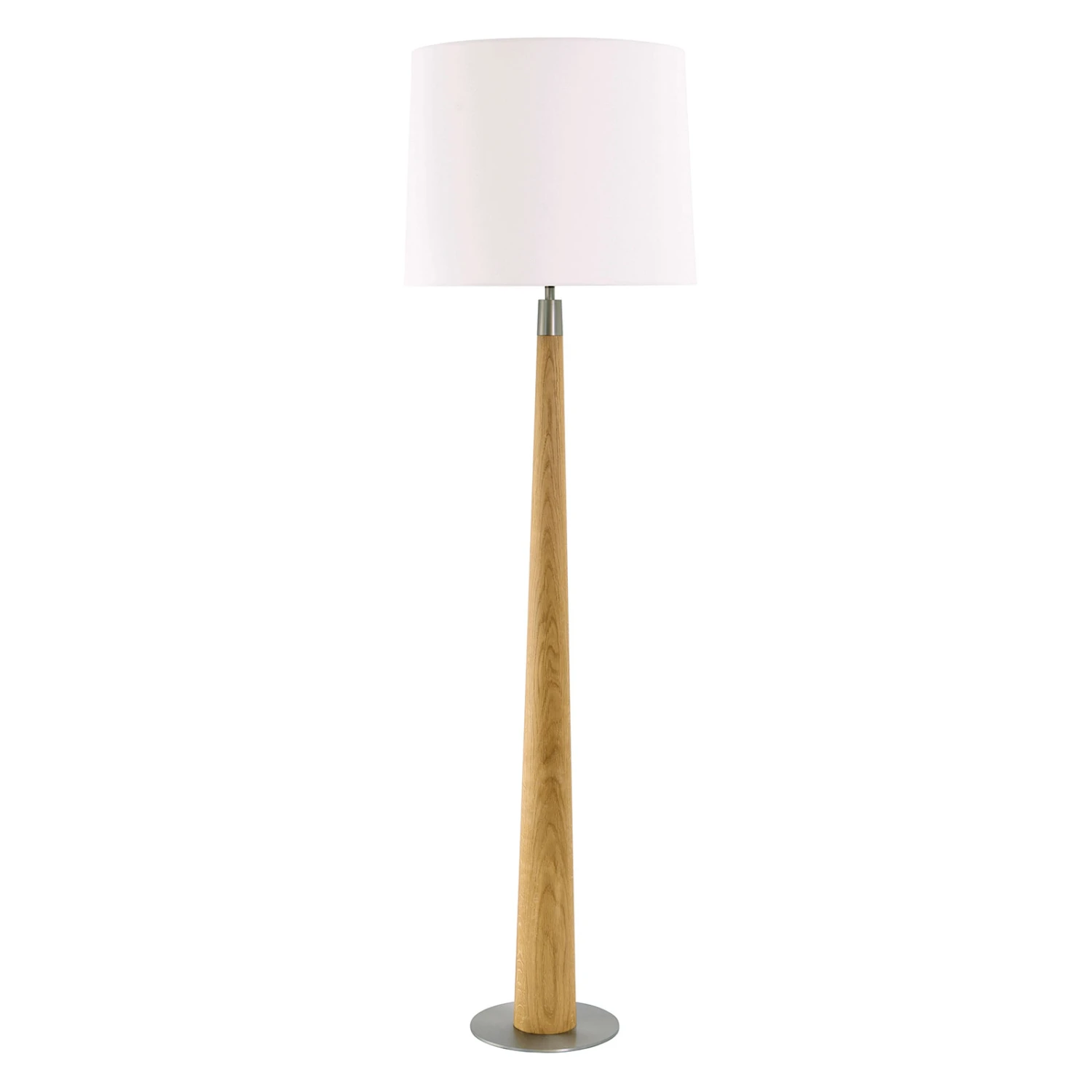 HerzBlut Conico Stehleuchte, Weiß, Eiche Geölt 5 HerzBlut Conico Stehleuchte, Weiß, Eiche Geölt – Bild 3