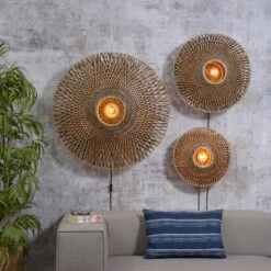 GOOD & MOJO Bali Wandleuchte Aus Bambus, Ø 44 Cm -Beleuchtung Rabatte 5046014 2